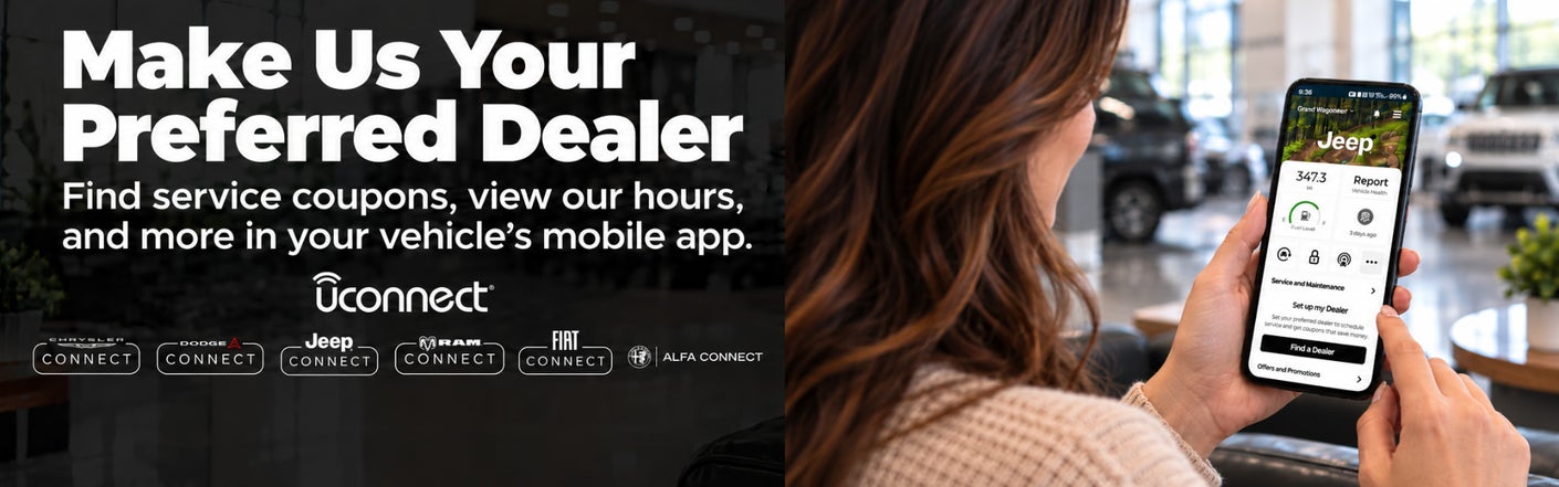 uconnect® make us your preferred dealer | Springfield Chrysler Auto Mart Inc in Springfield GA