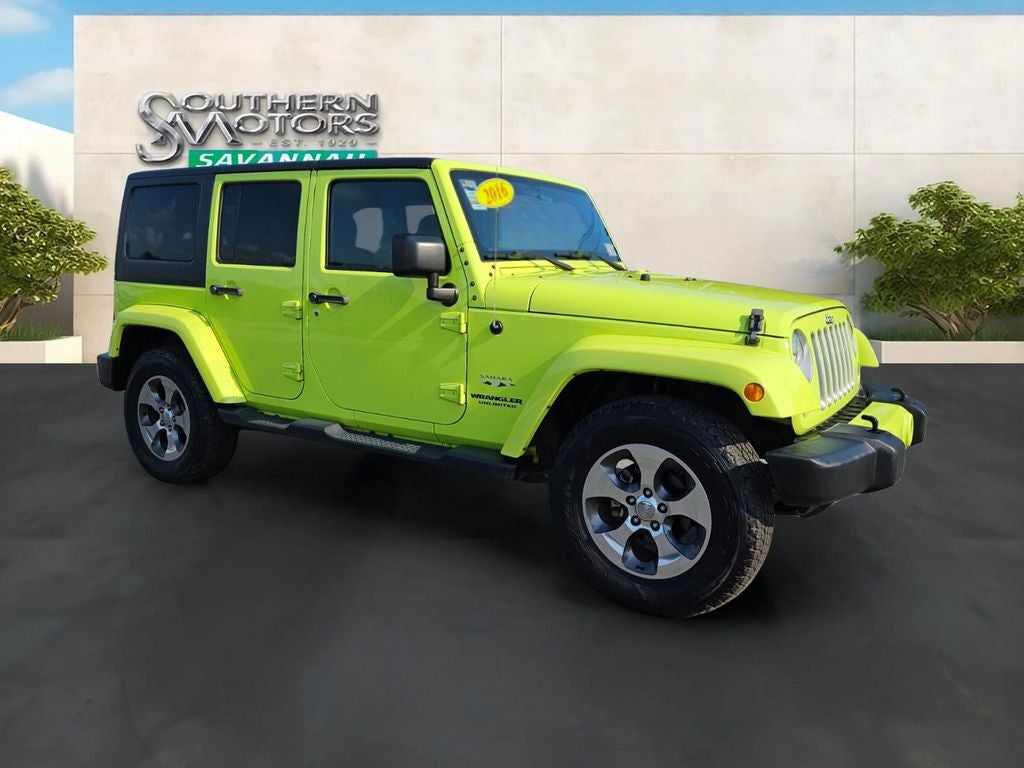 2016 Jeep Wrangler Unlimited Sahara