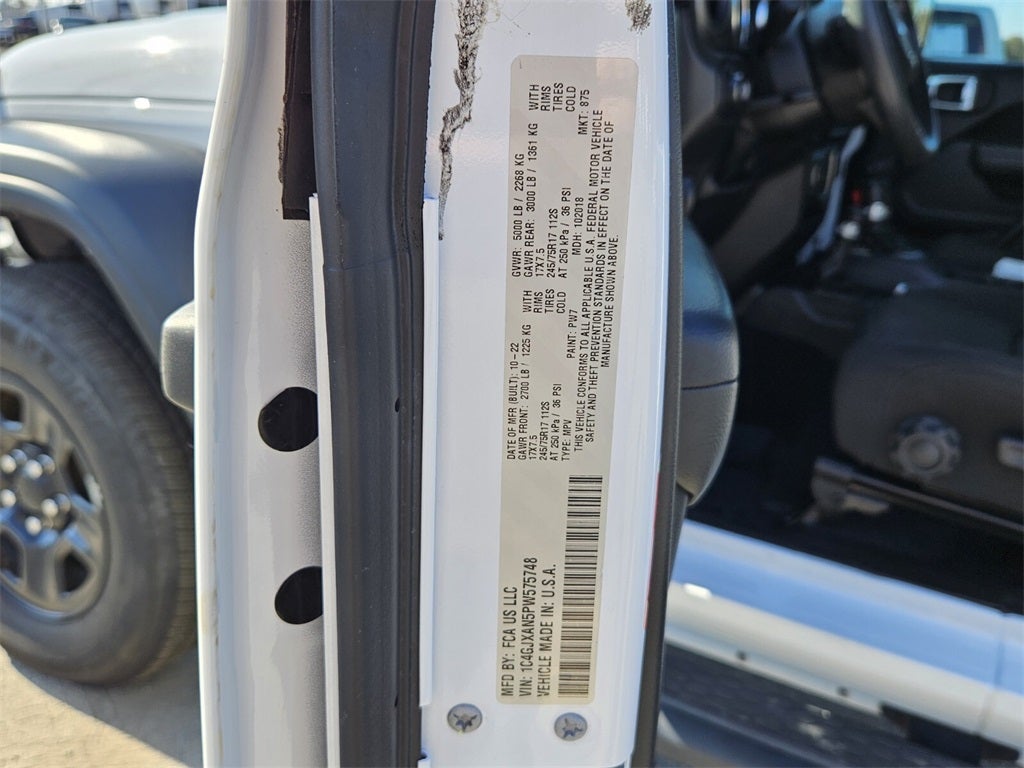 2023 Jeep Wrangler 2-Door Sport 4x4