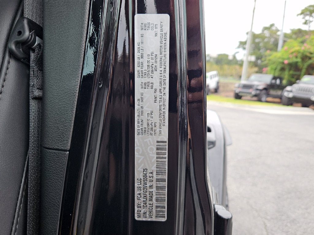2027 Jeep Wrangler WRANGLER 4-DOOR RUBICON