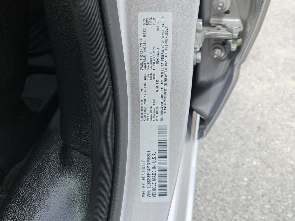 2021 RAM 1500 Big Horn Crew Cab 4x4 5'7' Box