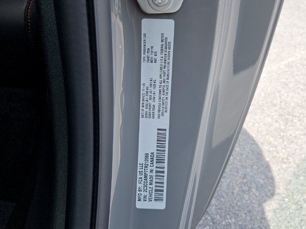 2026 Dodge Charger CHARGER SCAT PACK 2-DOOR AWD