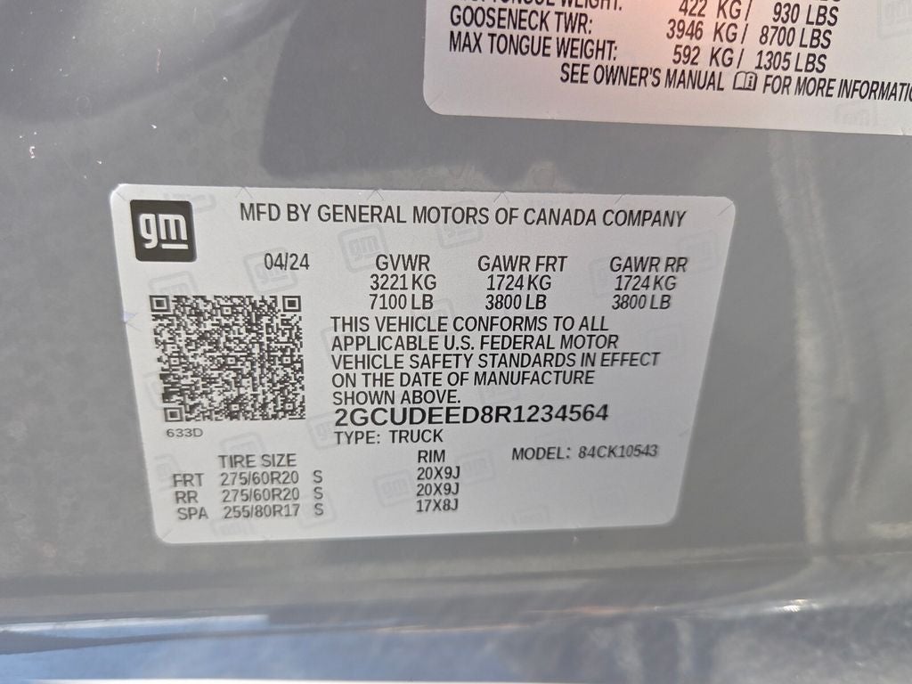 2024 Chevrolet Silverado 1500 4WD Crew Cab Short Bed RST