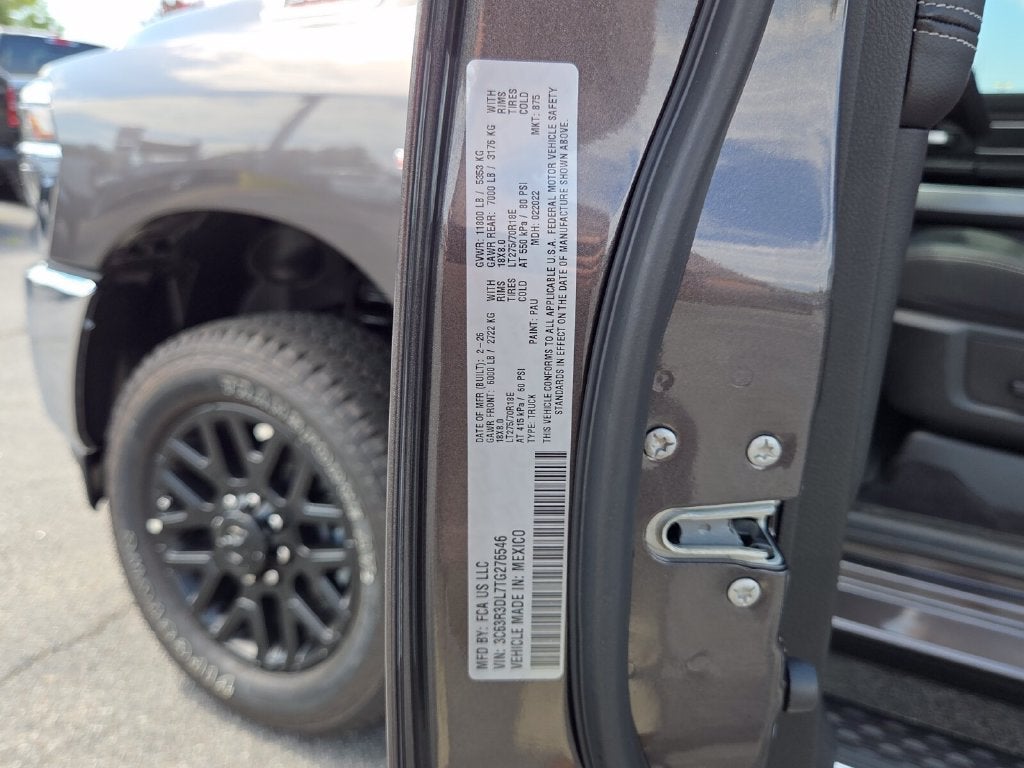 2026 RAM Ram 3500 RAM 3500 BIG HORN CREW CAB 4X4 6'4' BOX
