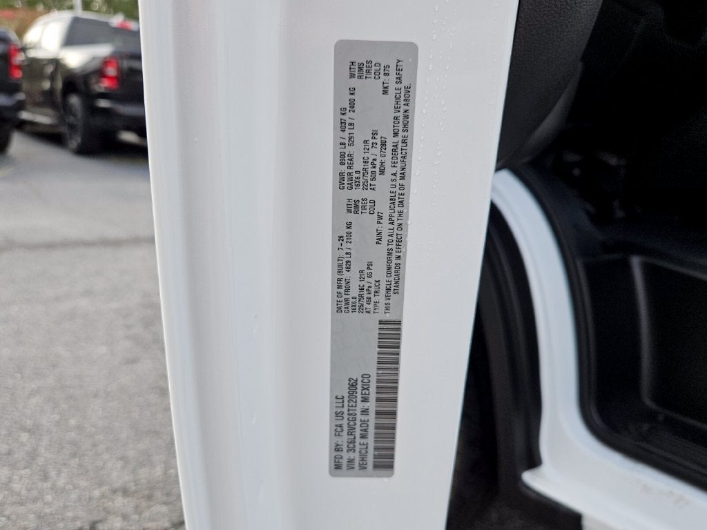 2026 RAM Ram ProMaster RAM PROMASTER 2500 TRADESMAN CARGO VAN HIGH ROOF 136' WB