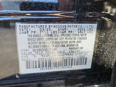 2025 Nissan Sentra SV