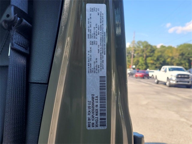 2025 Jeep Wrangler WRANGLER 4-DOOR SPORT S