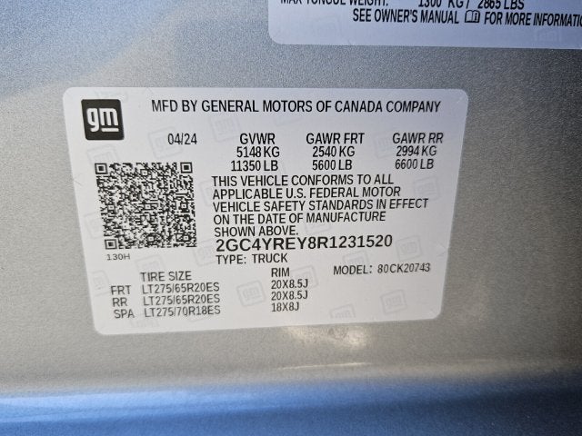 2024 Chevrolet Silverado 2500HD 4WD Crew Cab Standard Bed High Country