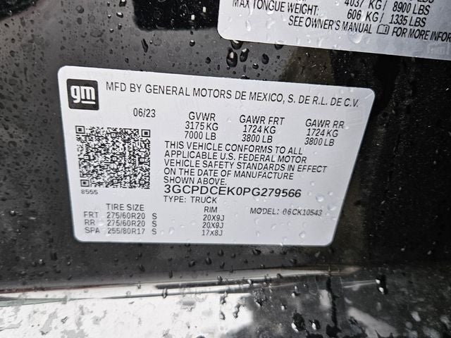 2023 Chevrolet Silverado 1500 4WD Crew Cab Short Bed Custom Trail Boss