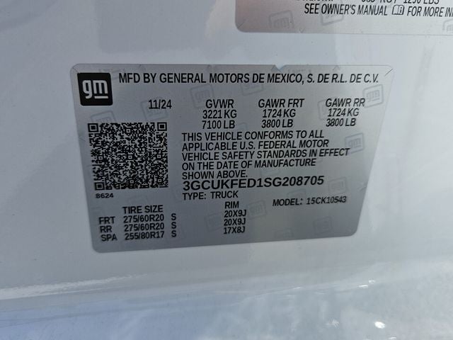2025 Chevrolet Silverado 1500 4WD Crew Cab Short Bed LT Trail Boss