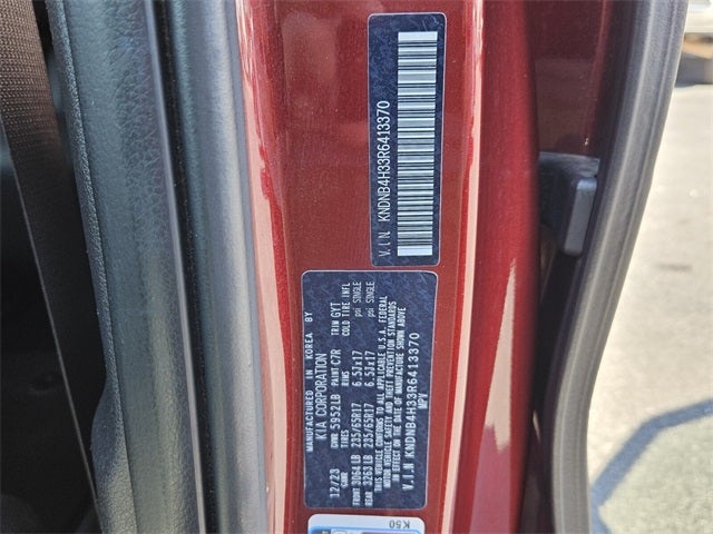 2024 Kia Carnival MPV LX Seat Package