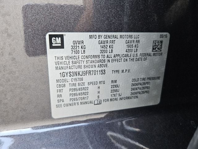 2015 Cadillac Escalade Premium