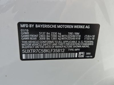 2019 BMW X3 sDrive30i