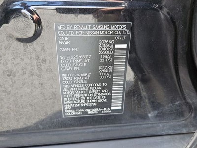 2017 Nissan Rogue SV