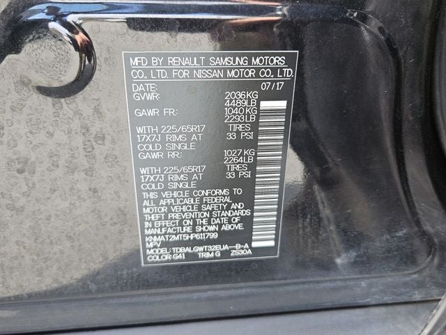 2017 Nissan Rogue SV