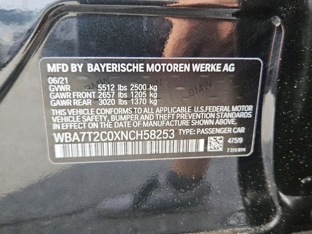 2022 BMW 7 Series 740i