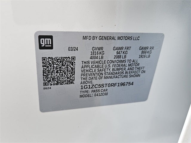 2024 Chevrolet Malibu LS 1FL