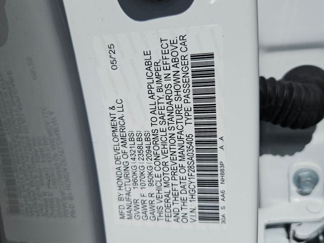 2025 Honda Accord LX