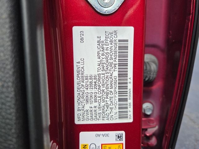 2023 Honda Accord EX