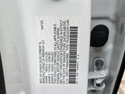 2025 Honda Accord SE