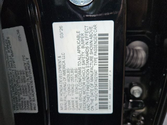 2026 Honda Accord Hybrid Sport