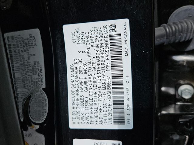 2025 Honda Civic Sport