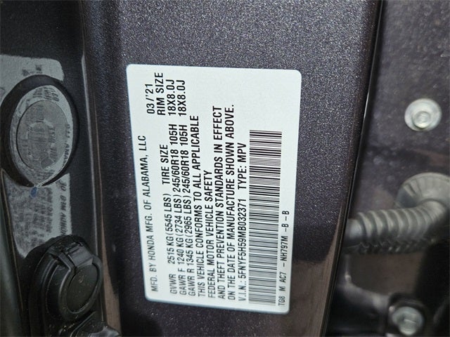 2021 Honda Pilot EX-L