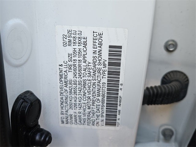 2022 Honda Pilot TrailSport