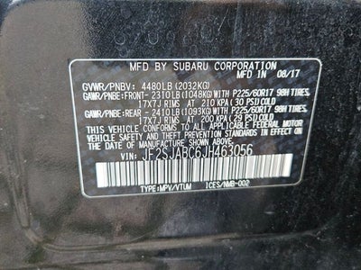 2018 Subaru Forester 2.5i