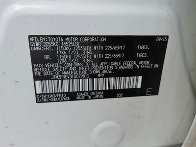 2015 Toyota RAV4 LE