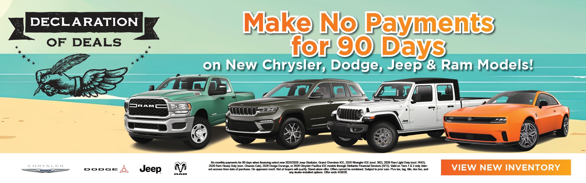 No Payments for 90 Days 